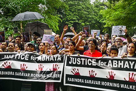 Protest against Kolkata rape-murder case